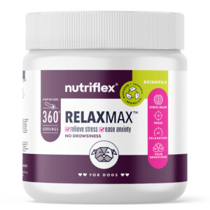 Pet Health Supplements 16 180G Tub Of Nutriflex Relaxmax High Strength Calming And Anxiety Relief For Dogs